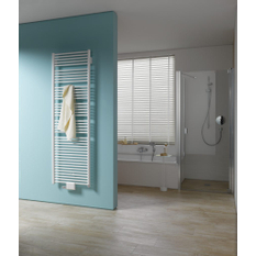 Těleso koupelnové trubkové Kermi Geneo circle 810 x 431 mm, středové připojení, 353 W, bílé