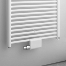 Těleso koupelnové trubkové Kermi Geneo circle 810 x 431 mm, středové připojení, 353 W, bílé