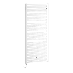 Těleso koupelnové trubkové elektrické Kermi Geneo quadris-E 814 x 896 mm, elektrosada FKS vlevo 800 W, bílé