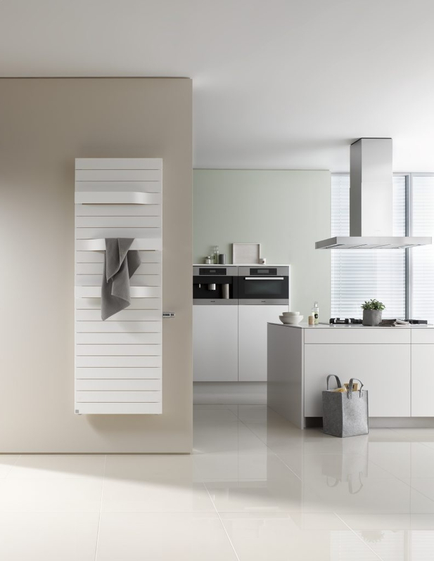 Těleso koupelnové designové Kermi Tabeo-V ventil vpravo 1757 x 500 mm, 920 W, bílé