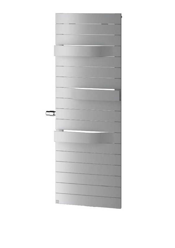 Těleso koupelnové designové Kermi Tabeo-V ventil vlevo 1757 x 500 mm, 920 W, stříbrné