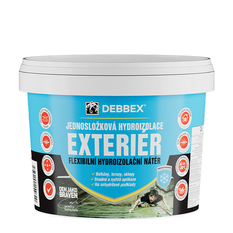 Jednosložková hydroizolace Den Braven EXTERIÉR kelímek 2,5 kg, modrá