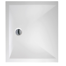 Obdélníková vanička z litého mramoru Plano Davos Mc Pure 90 x 80 cm