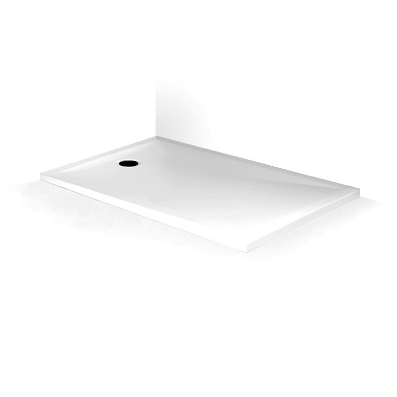 Obdélníková vanička z litého mramoru Plano Davos Mc Pure 110 x 80 cm