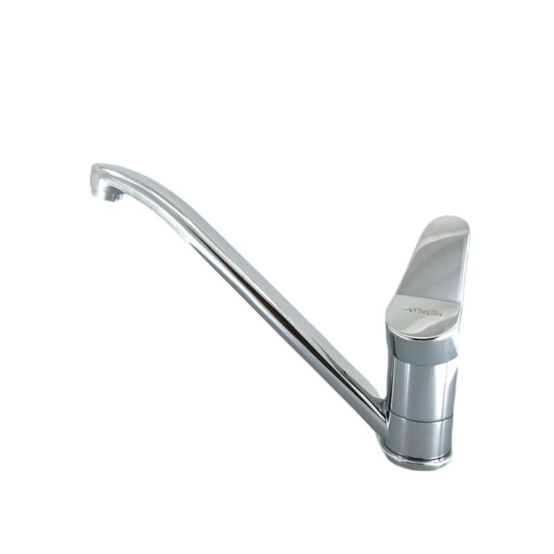 Dřezová, stojánková, páková baterie Metalia Plano ramínko 23 cm