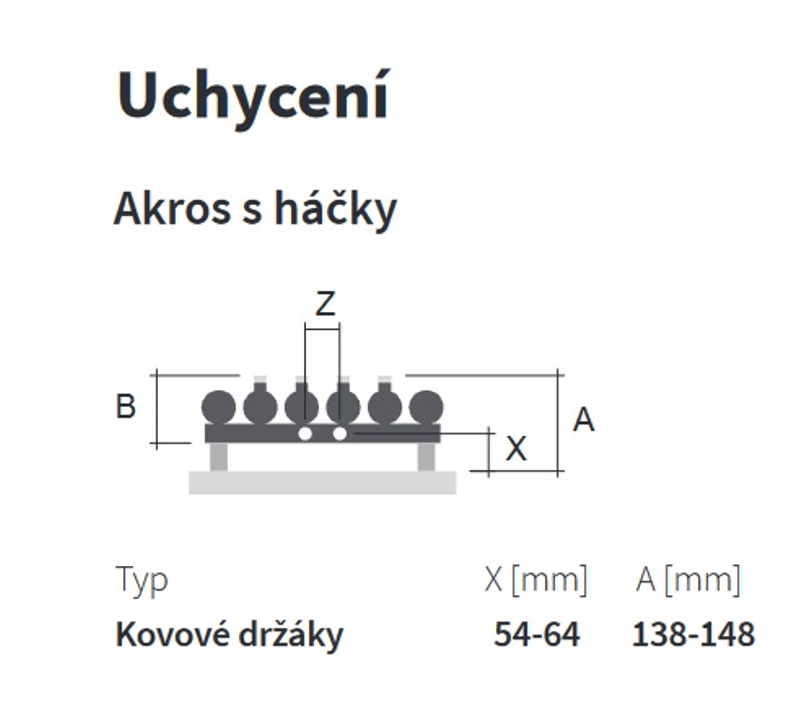 Těleso koupelnové trubkové Isan Akros s háčky 1800 x 470 mm, 1086 W, středové připojení, sněhově bílá RAL 9016