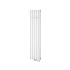 Těleso koupelnové trubkové Isan Akros s háčky 1800 x 470 mm, 1086 W, středové připojení, sněhově bílá RAL 9016