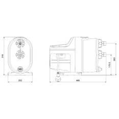 Vodárna Grundfos SCALA1 3-45 1x230V 50Hz SCHUKO