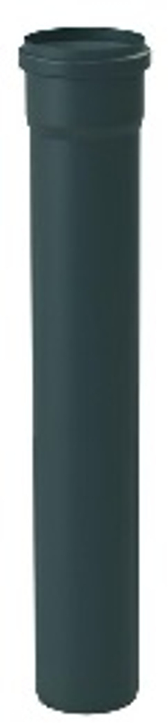 Trubka s hrdlem Almeva Starr DN 125, délka 0,5 m, černá