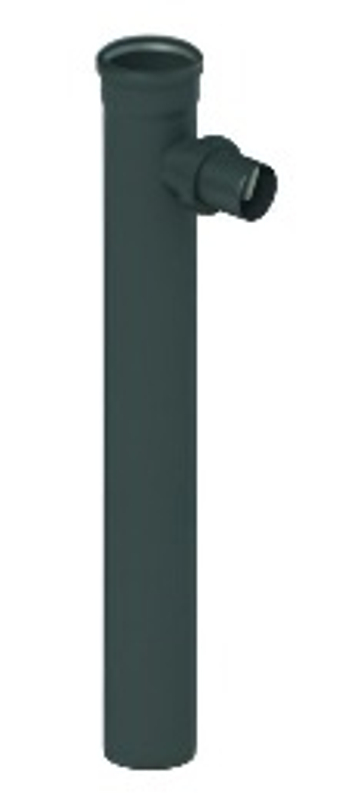 Trubkový díl s 87° odbočkou a zpětnou klapkou Almeva Varianta 1 - DN 80 - 315 s odbočkami 45°, 87° DN 60 - 250 mm DN 250/125, černá