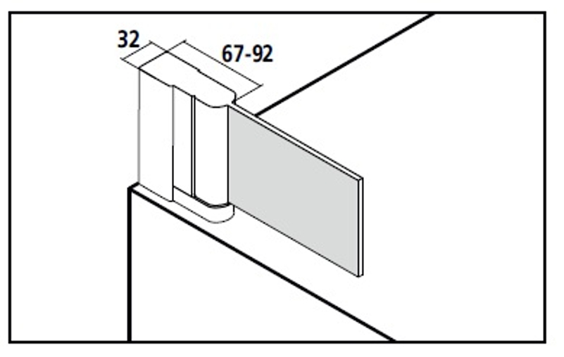 Zástěna vanová otočná 1-dílná Plano Cada XS CKDFL levá stříbrná vysoký lesk, čiré ESG sklo s úpravou CADAclean 75 x 160 cm