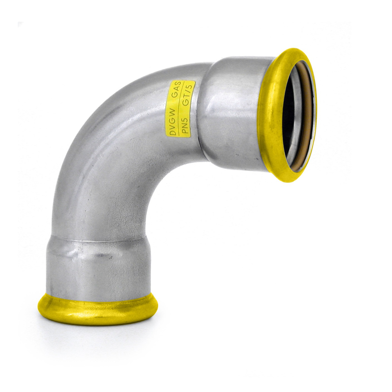 Oblouk 90° PRESS GAS - 35mm IVAR.IVN20 GAS