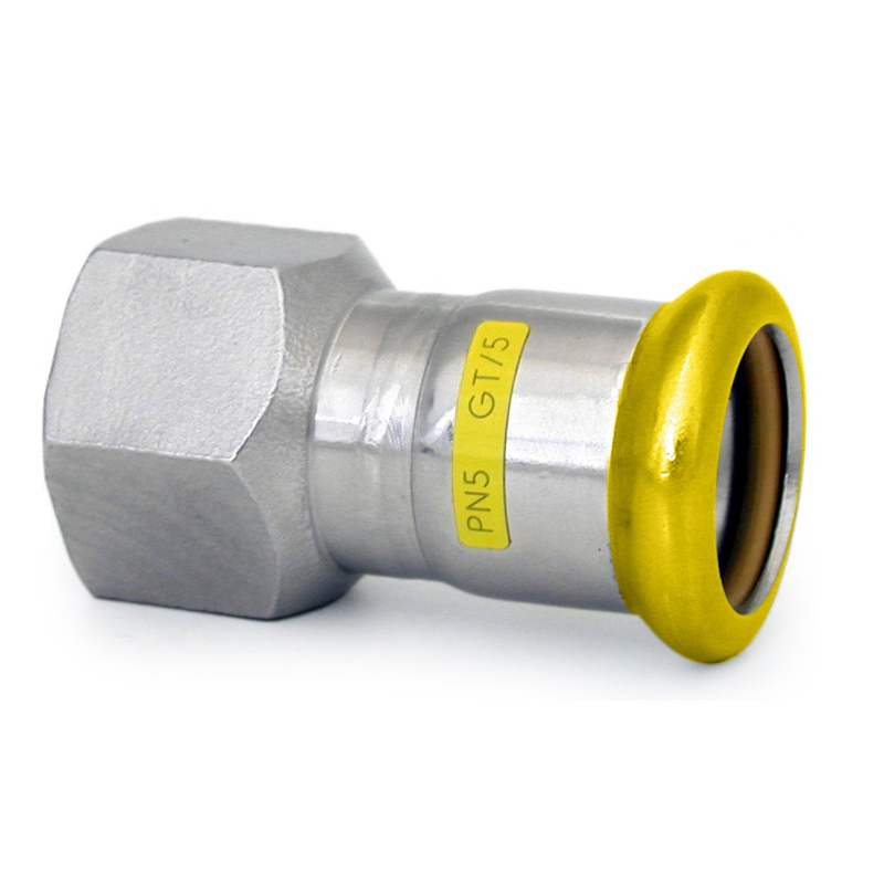 Přechodka PRESS GAS - s vnitřním závitem - 22mm-Rp1/2˝ IVAR.IVN80 GAS