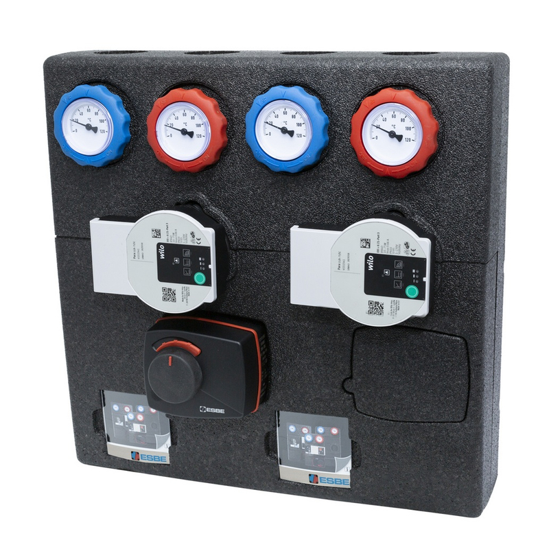 Dvojitá čerpadlová skupina ESBE DDA111, Wilo PARA 15-130/8-75/SC