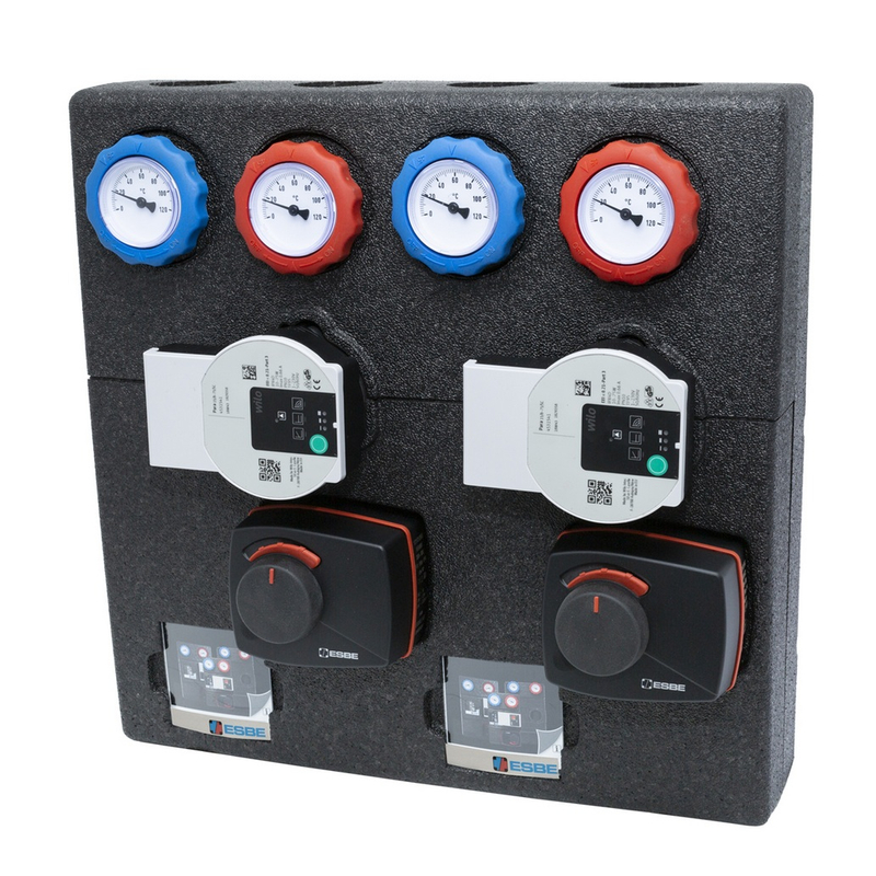 Dvojitá čerpadlová skupina ESBE DAA111, Wilo PARA 15-130/8-75/SC