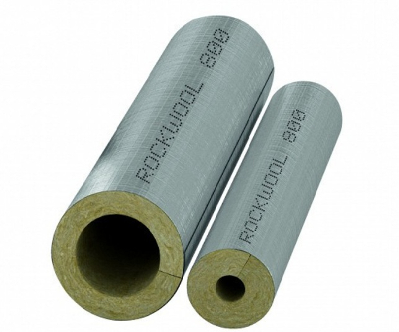 Potrubní pouzdro HEATROCK PS (Rockwool RW800) tloušťka 40mm, délka 1 m, vnitřní průměr 70 mm