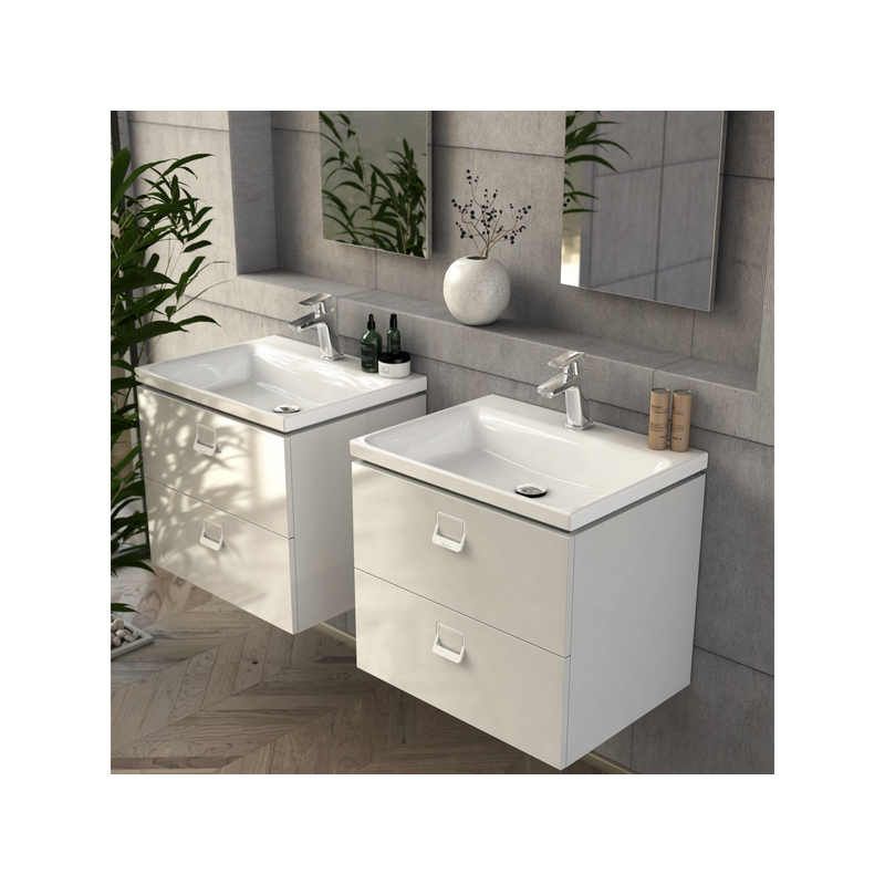 Skříňka pod umyvadlo Ravak SD Comfort 60 skříňka pod umyvadlo bílá/ bílá