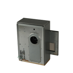 Plynové topidlo Karma Beta 2MC Mechanik Comfort, o výkonu 2 kW, s odtahem spalin přes zeď a velmi jednoduchou obsluhou, antracit(sklo černé)