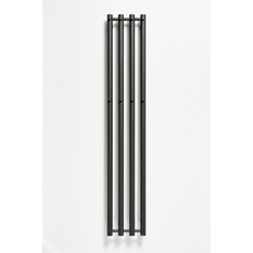 Těleso koupelnové PMH Rosendal 266 x 1500 mm, 250 W, klasické připojení, Černá matná RAL 9005