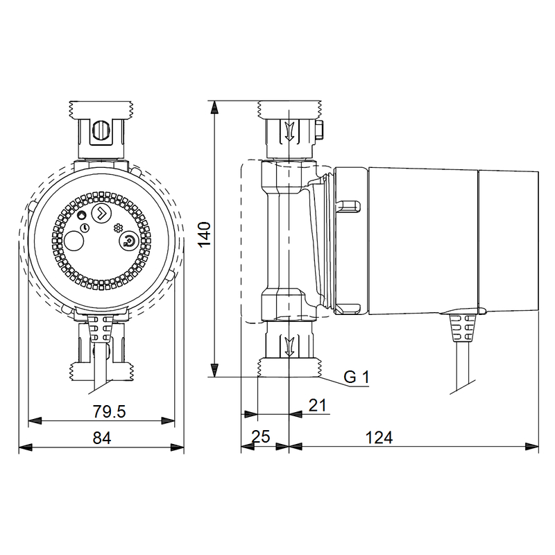 Čerpadlo cirkulační Grundfos COMFORT 15-14 BXDT PM