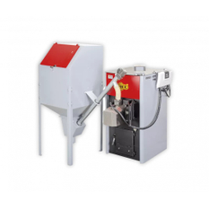 Zásobník pelet plechový svařovaný Rojek 300 l, pro kotle KTP PELLET (pravý/levý)