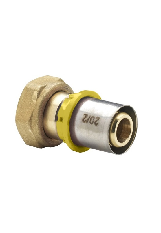 Přechodka PRESS-GAS - převlečná matice - 3/4˝F x 20mm, adaptér TC IVAR.PT 5703-GAS