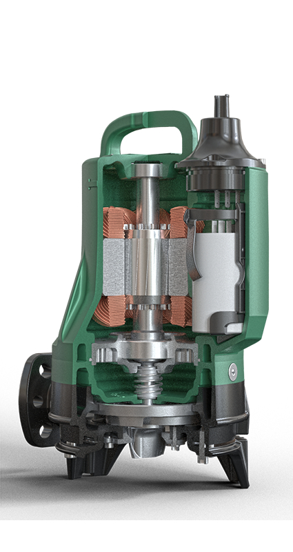GRINDER FX 15.07 M-A ponorné kalové čerpadlo s řezákem *AD* DAB.GRINDER FX