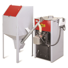 Teplovodní kotel s automatickým přikládáním Rojek KTP 20 Pelett