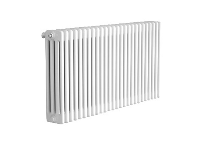 Radiátor článkový Isan Atol C4 1000, 14 článků, 1863 W, uchycení na zeď , připojení AB, bílá