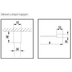 Zástěna Walk-in Wall se stěnovou nebo stropní vzpěrou Kermi Cada XS CKWDW stříbrná vysoký lesk, čiré ESG sklo s úpravou CADAclean 110 x 200 cm