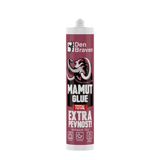Lepidlo Den Braven MAMUT GLUE Total kartuše 290 ml, bílá