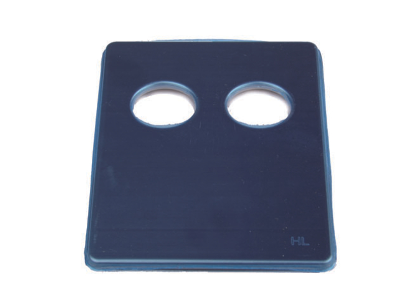 Krytka z nerezové oceli se dvěmi otvory HL Hutterer & Lechner