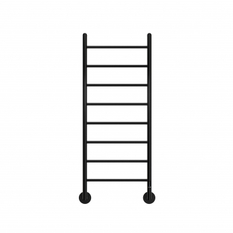 Elektrický sušák ručníků PMH Lasse 560 x 830 mm, 42 W, Černá