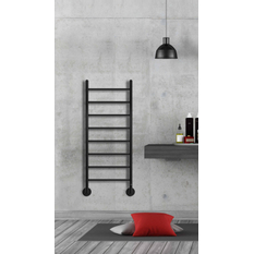 Elektrický sušák ručníků PMH Lasse 560 x 830 mm, 42 W, Černá