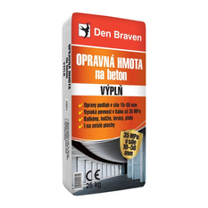 Opravná hmota na beton Den Braven VÝPLŇ pytel 25 kg, šedá