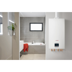 Kombinovaný kotel Protherm Tiger Condens FlameFit 20/26 KKZ21-CS/1, 2,8 - 21,9 kW, s vestavěným 21 l zásobníkem