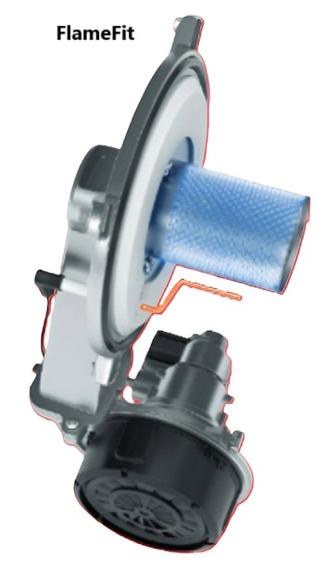 Sestava systémového kondenzačního kotle Protherm Panther Condens FlameFit 15KKO-CS/1, 2,7 - 16,4 kW, se zásobníkem AK120