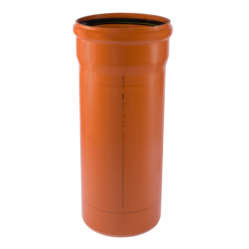 Trubka hrdlová kanalizační PVC Osma KGEM SN10 Vollwand, DN 500 x 14,6 x 1000 mm, oranžová