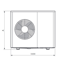 Systém tepelného čerpadla Protherm GeniaAir Mono venkovní jednotka HA 7-6 O 230V a hydraulická věž FEW 200-6