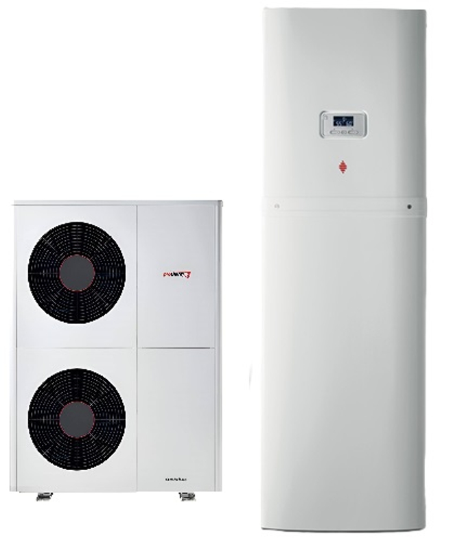 Systém tepelného čerpadla Protherm GeniaAir Mono venkovní jednotka HA 12-6 O 400V a hydraulická věž FEW 200-6