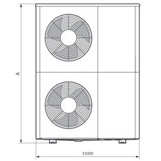 Systém tepelného čerpadla Protherm GeniaAir Mono venkovní jednotka HA 12-6 O 400V a hydraulická věž FEW 200-6