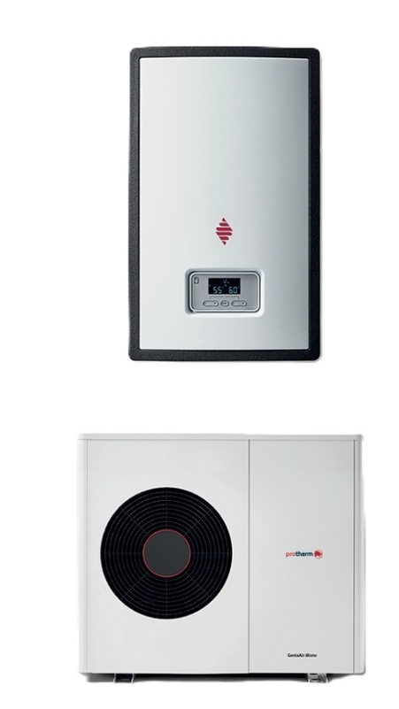 Systém tepelného čerpadla Protherm GeniaAir Mono venkovní jednotka HA 7-6 O 230V a hydraulický modul HE 9-6 WB