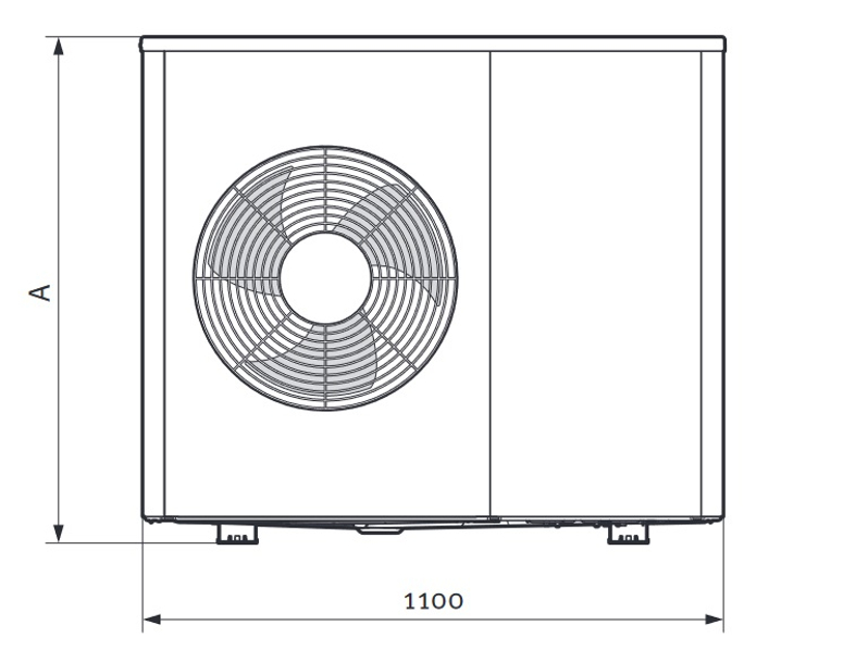 Systém tepelného čerpadla Protherm GeniaAir Mono venkovní jednotka HA 7-6 O 230V a hydraulický modul HE 9-6 WB