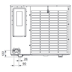 Systém tepelného čerpadla Protherm GeniaAir Mono venkovní jednotka HA 7-6 O 230V a hydraulický modul HE 9-6 WB