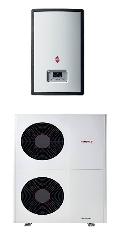 Systém tepelného čerpadla Protherm GeniaAir Mono venkovní jednotka HA 12-6 O 400V a hydraulický modul HE 9-6 WB