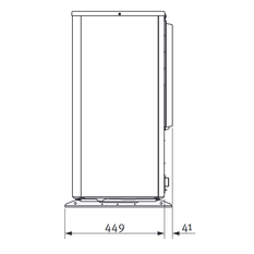Systém tepelného čerpadla Protherm GeniaAir Mono venkovní jednotka HA 12-6 O 400V a hydraulický modul HE 9-6 WB