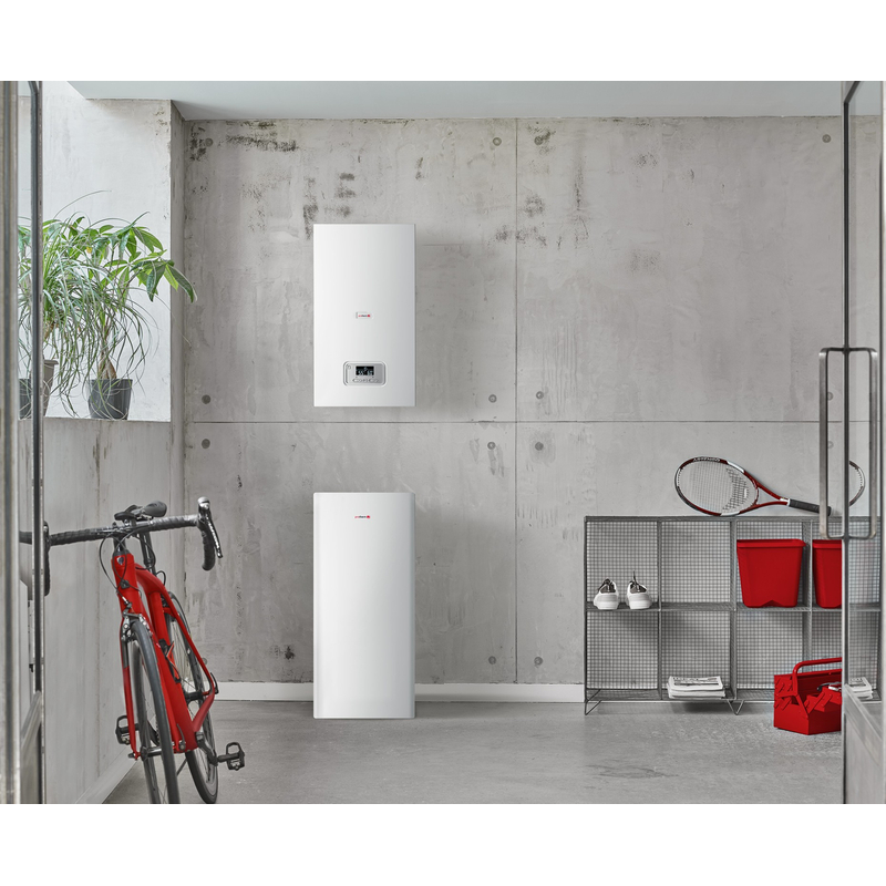 Sestava systémového elekrokotle Protherm Ray 14 KE, 2,3 - 14 kW, se 75 l zásobníkem TV VEQ 75/2 B