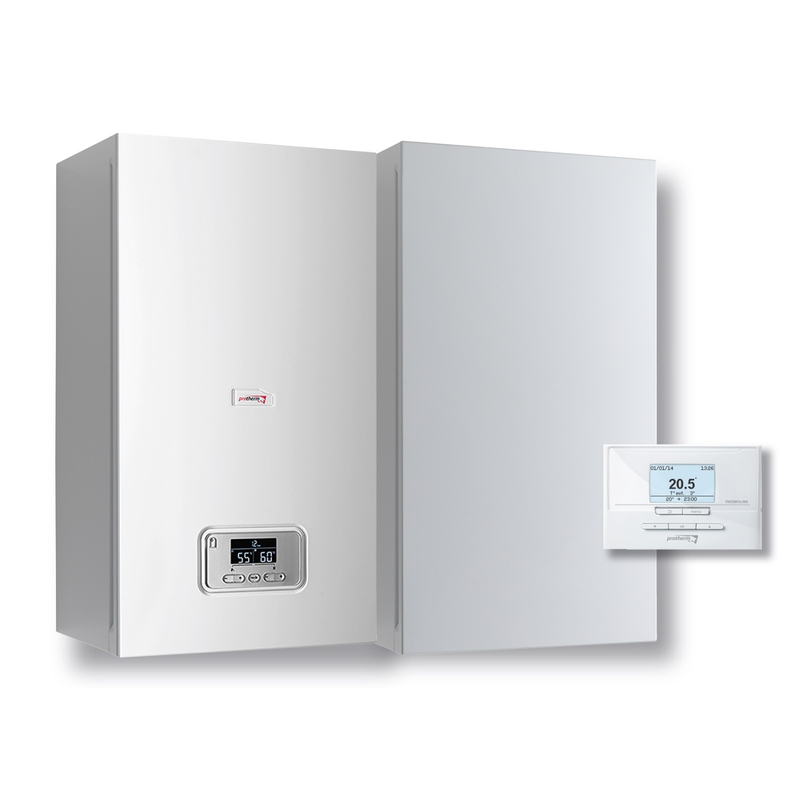 Sestava systémového elekrokotle Protherm Ray 18 KE, 2 - 18 kW, se 75 l zásobníkem TV VEQ 75/2 B