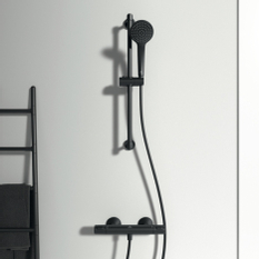 Sprchová termostatická nástěnná baterie Ideal Standard Ceratherm T25, hedvábná černá