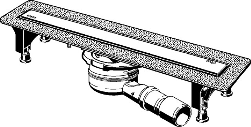 Sprchový žlábek Viega sprchové žlábky Advantix 4983.10 1000